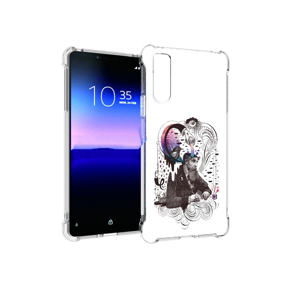 Чехол MyPads Tocco для Sony Xperia 10 II абстракция думающий мужчина (PT158941.227.210), Прозрачный, Tocco
Чехол MyPads Tocco для Sony Xperia 10 II абстракция думающий мужчина (PT158941.227.210), Прозрачный, Tocco