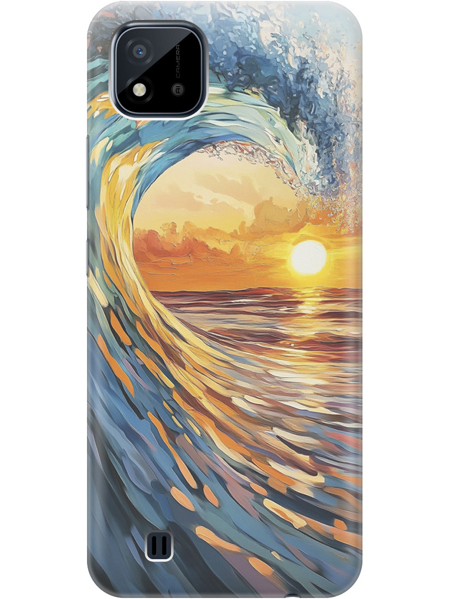 Силиконовый чехол на Realme C20/C11 (2021) с принтом "Волна и закат", Прозрачный;желтый;синий, 726147441
Силиконовый чехол на Realme C20/C11 (2021) с принтом "Волна и закат", Прозрачный;желтый;синий, 726147441