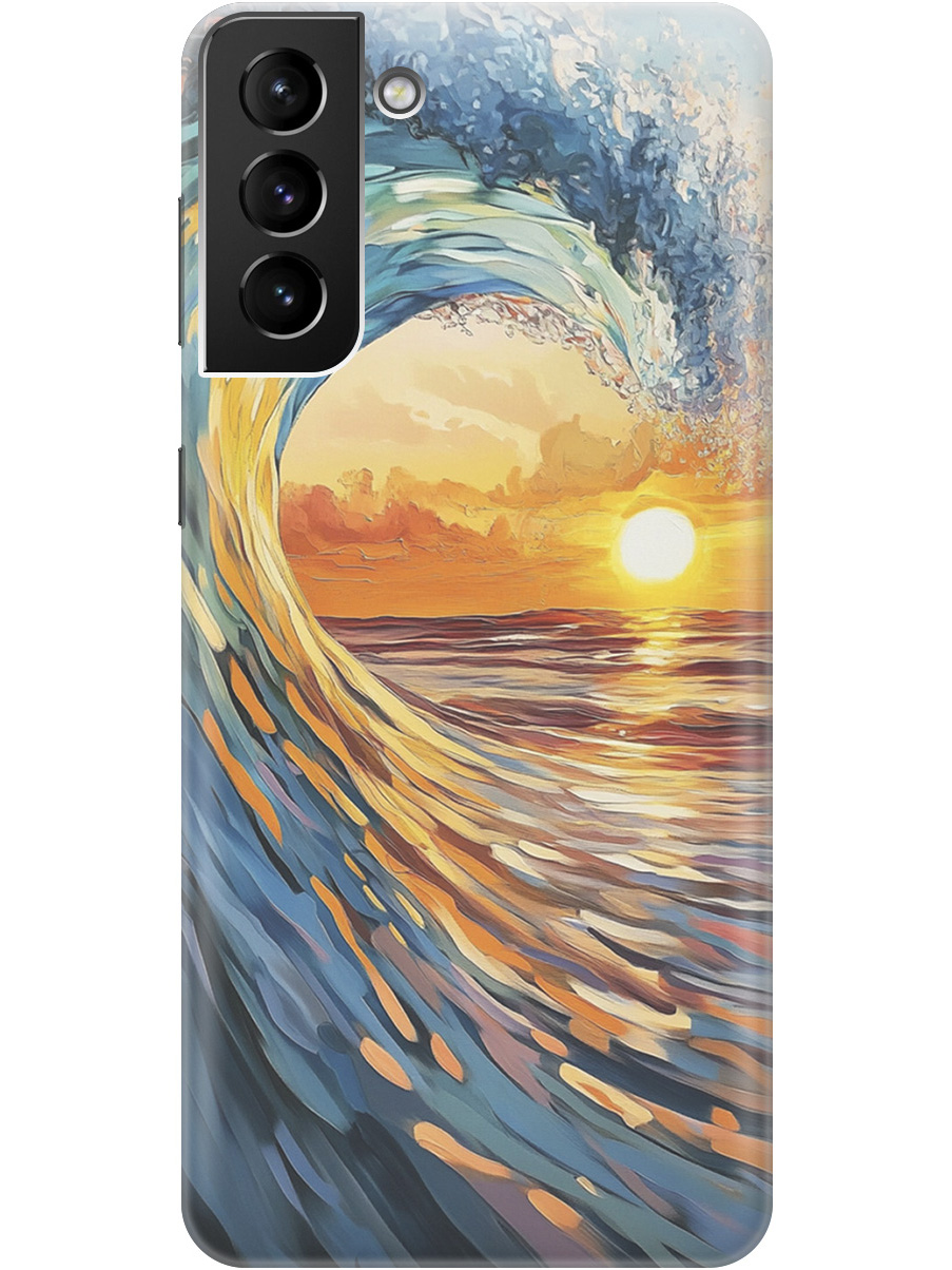 Силиконовый чехол на Samsung Galaxy S21+ с принтом "Волна и закат", Прозрачный;желтый;синий, 724127541
Силиконовый чехол на Samsung Galaxy S21+ с принтом "Волна и закат", Прозрачный;желтый;синий, 724127541