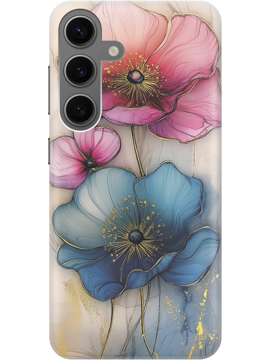 Силиконовый чехол на Samsung Galaxy S24 с принтом "Голубые и розовые ирисы", Прозрачный;голубой;розовый, 779825723
Силиконовый чехол на Samsung Galaxy S24 с принтом "Голубые и розовые ирисы", Прозрачный;голубой;розовый, 779825723