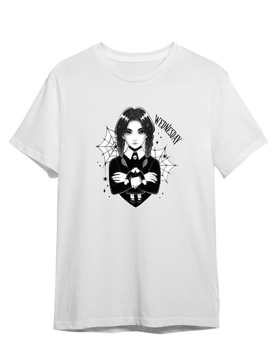 Футболка унисекс СувенирShop Wednesday/Уэнсдэй/Венсдей 43 белая 3XL, "Wednesday/Уэнсдэй/Венсдей" 43
Футболка унисекс СувенирShop Wednesday/Уэнсдэй/Венсдей 43 белая 3XL, "Wednesday/Уэнсдэй/Венсдей" 43