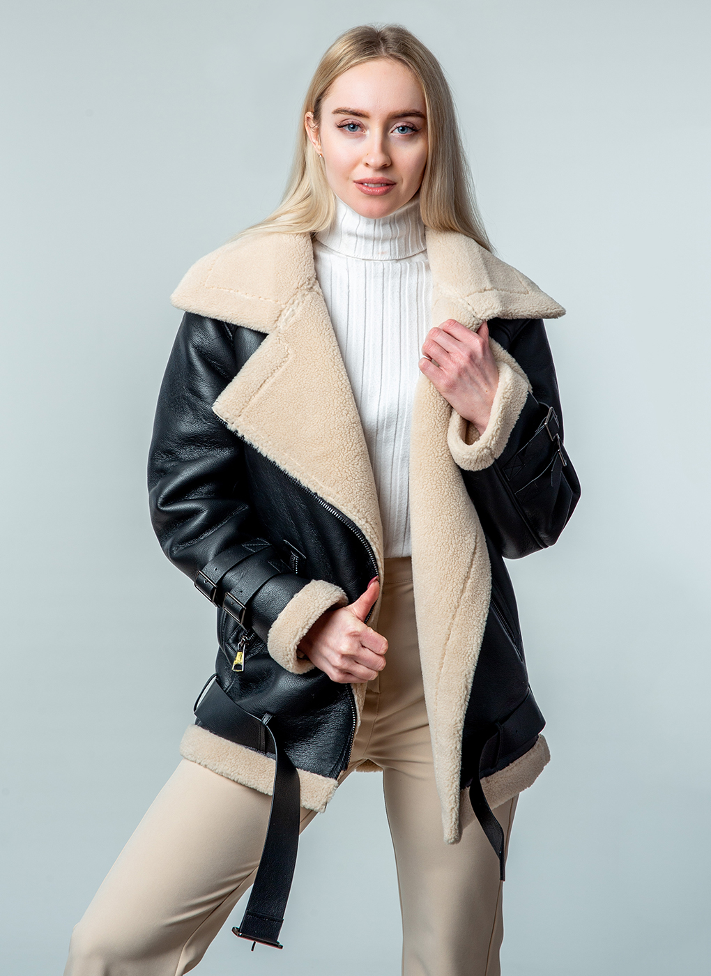 Дубленка женская Каляев 57113 черная 46 RU, 57113
Дубленка женская Каляев 57113 черная 46 RU, 57113