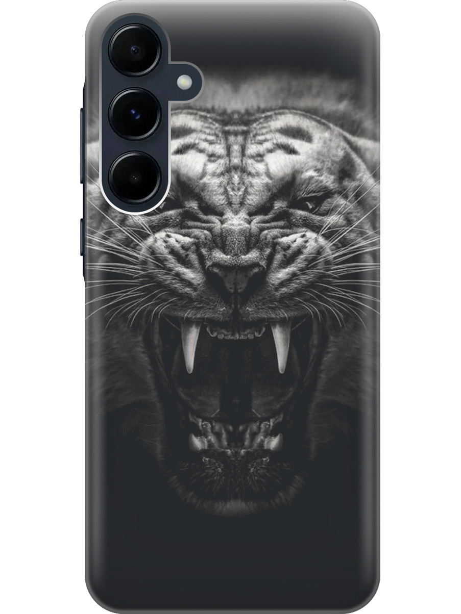 Силиконовый чехол на Samsung Galaxy A35 с рисунком "Оскал тигра", Серый;черный, 20012130
Силиконовый чехол на Samsung Galaxy A35 с рисунком "Оскал тигра", Серый;черный, 20012130