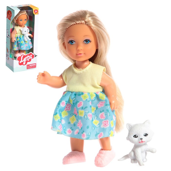 Кукла малышка Lyna с питомцем, МИКС
Кукла малышка Lyna с питомцем, МИКС