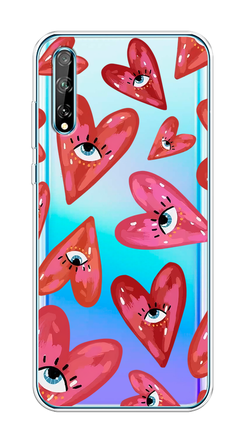Чехол на Huawei Y8p/P Smart S "Сердечки с глазами", Коричневый;красный;розовый, 6103450-1
Чехол на Huawei Y8p/P Smart S "Сердечки с глазами", Коричневый;красный;розовый, 6103450-1