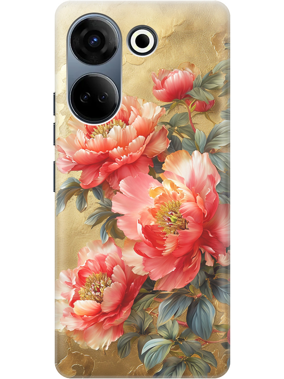 Силиконовый чехол на Tecno Camon 20 / 20 Pro с принтом "Винтажные пионы", Прозрачный;зеленый;золотистый;красный, 772566023
Силиконовый чехол на Tecno Camon 20 / 20 Pro с принтом "Винтажные пионы", Прозрачный;зеленый;золотистый;красный, 772566023