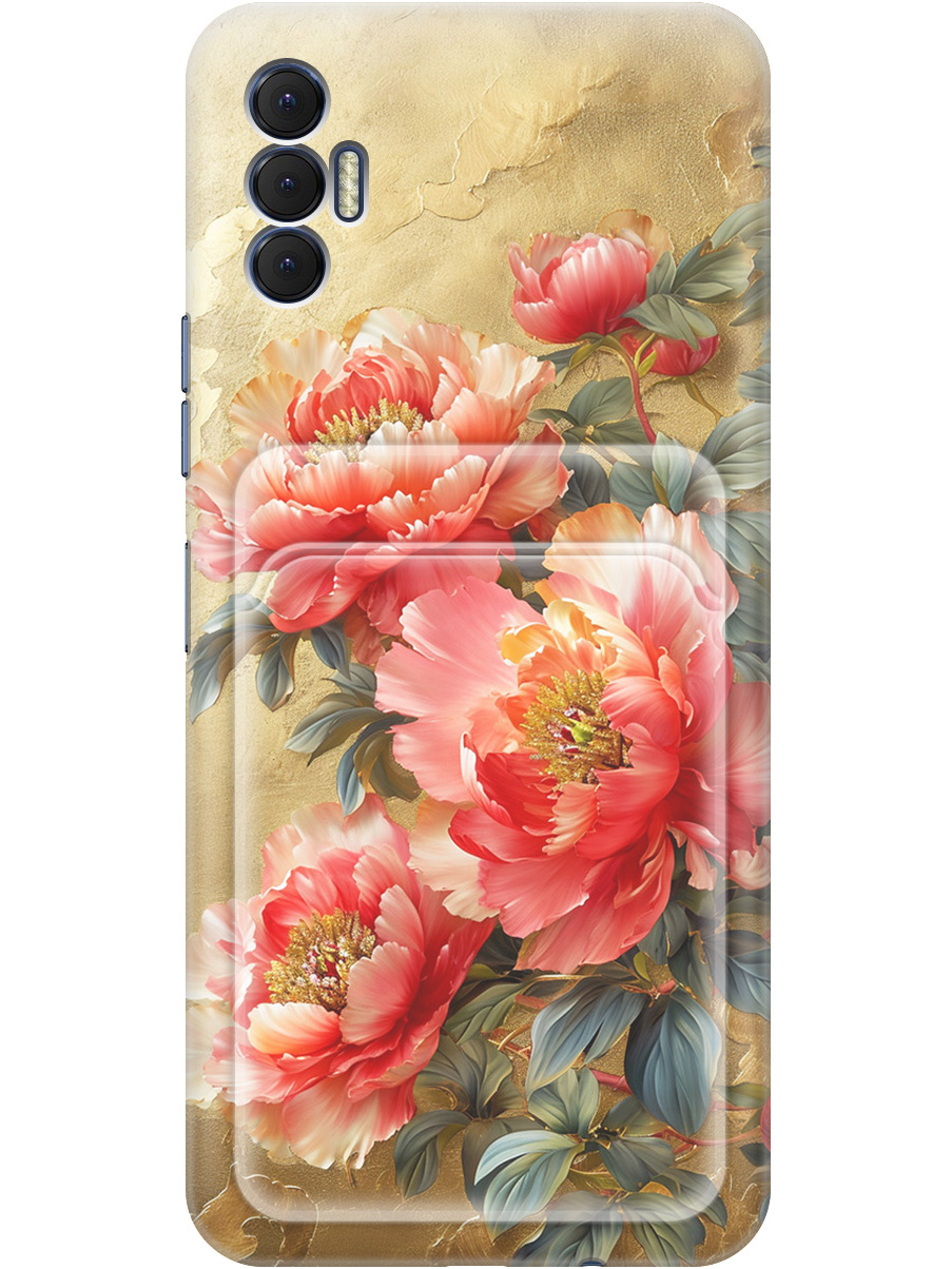 Силиконовый чехол на Tecno Spark 8P с принтом "Винтажные пионы" с карманом для карты, Прозрачный;зеленый;золотистый;красный, 741736223
Силиконовый чехол на Tecno Spark 8P с принтом "Винтажные пионы" с карманом для карты, Прозрачный;зеленый;золотистый;красный, 741736223