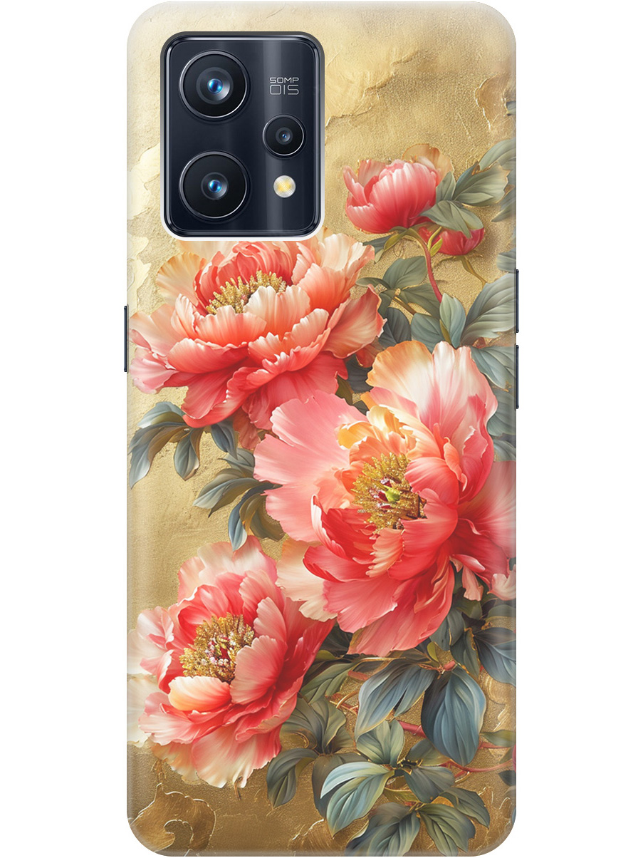 Силиконовый чехол на Realme 9 Pro+ с принтом "Винтажные пионы", Прозрачный;зеленый;золотистый;красный, 740189623
Силиконовый чехол на Realme 9 Pro+ с принтом "Винтажные пионы", Прозрачный;зеленый;золотистый;красный, 740189623