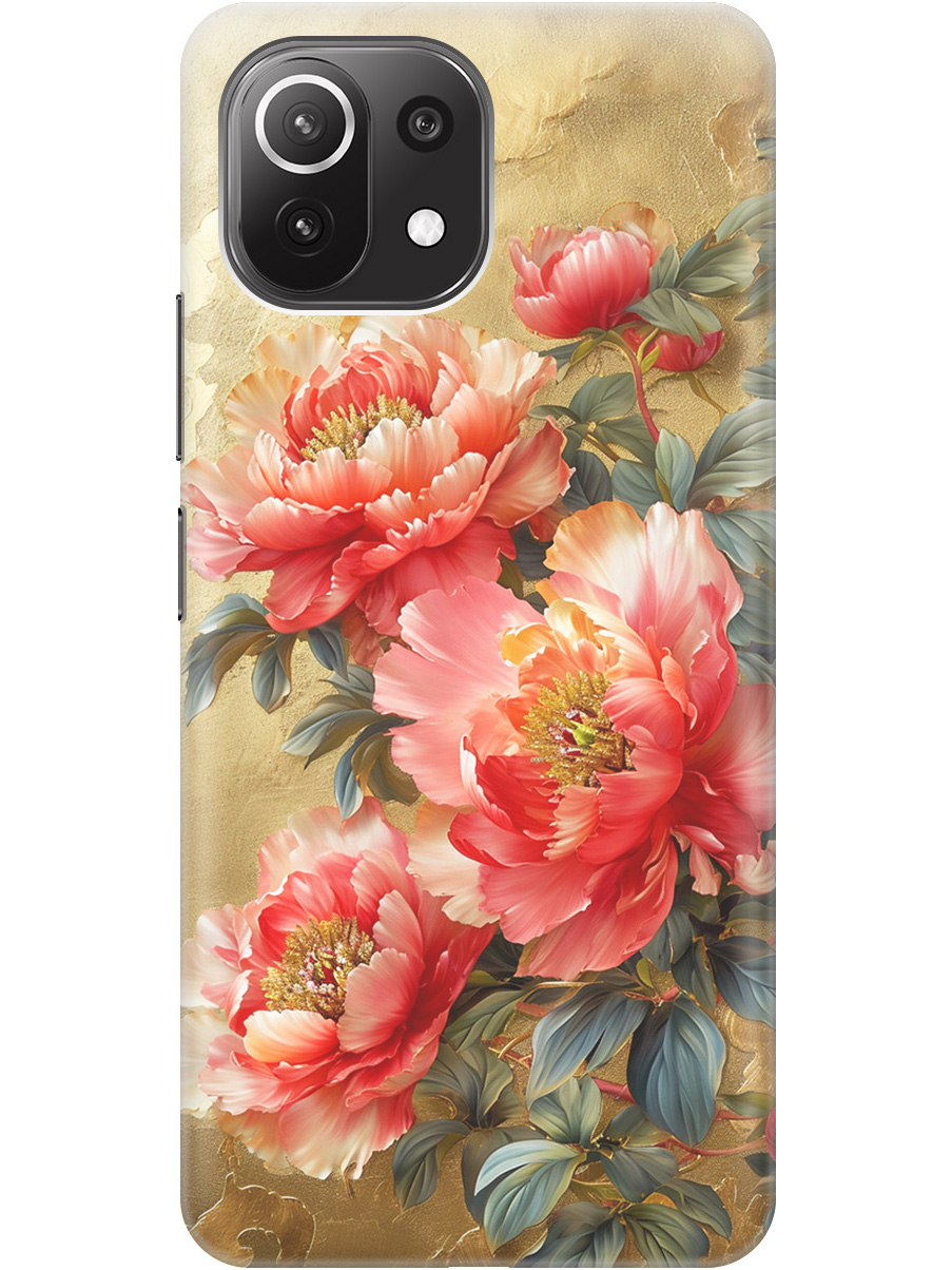 Силиконовый чехол на Xiaomi Mi 11 Lite / 11 Lite 5G с принтом "Винтажные пионы", Прозрачный;зеленый;золотистый;красный, 725173323
Силиконовый чехол на Xiaomi Mi 11 Lite / 11 Lite 5G с принтом "Винтажные пионы", Прозрачный;зеленый;золотистый;красный, 725173323