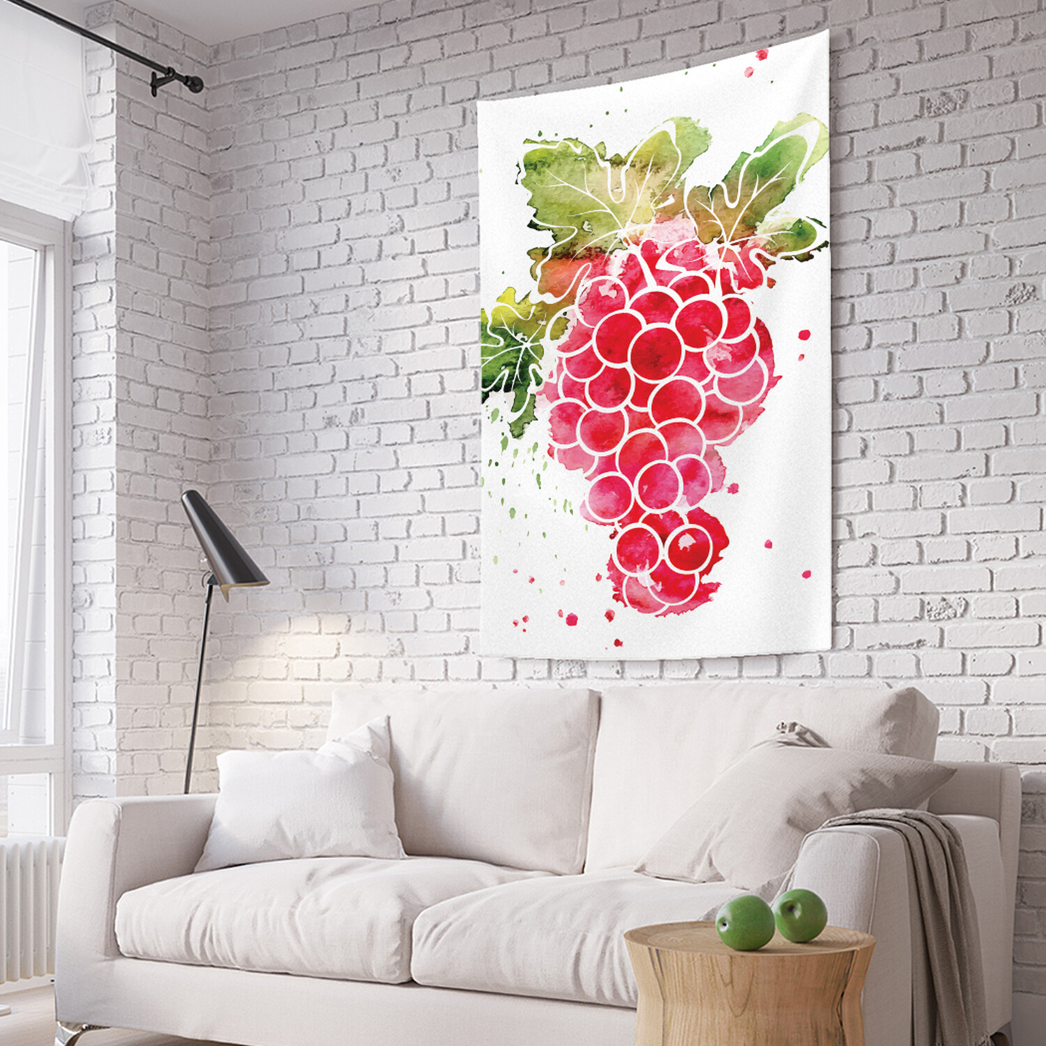 Вертикальное фотопанно на стену JoyArty Акварельный виноград 150x200 см, Акварельный виноград
Вертикальное фотопанно на стену JoyArty Акварельный виноград 150x200 см, Акварельный виноград