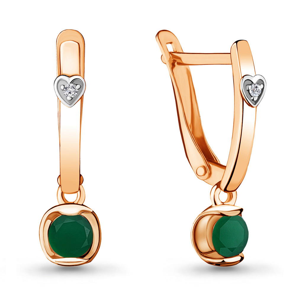 Серьги из серебра с агатом\фианитом Aquamarine Aquamarine 4715109А_925_з, 4715109А_925_з
Серьги из серебра с агатом\фианитом Aquamarine Aquamarine 4715109А_925_з, 4715109А_925_з