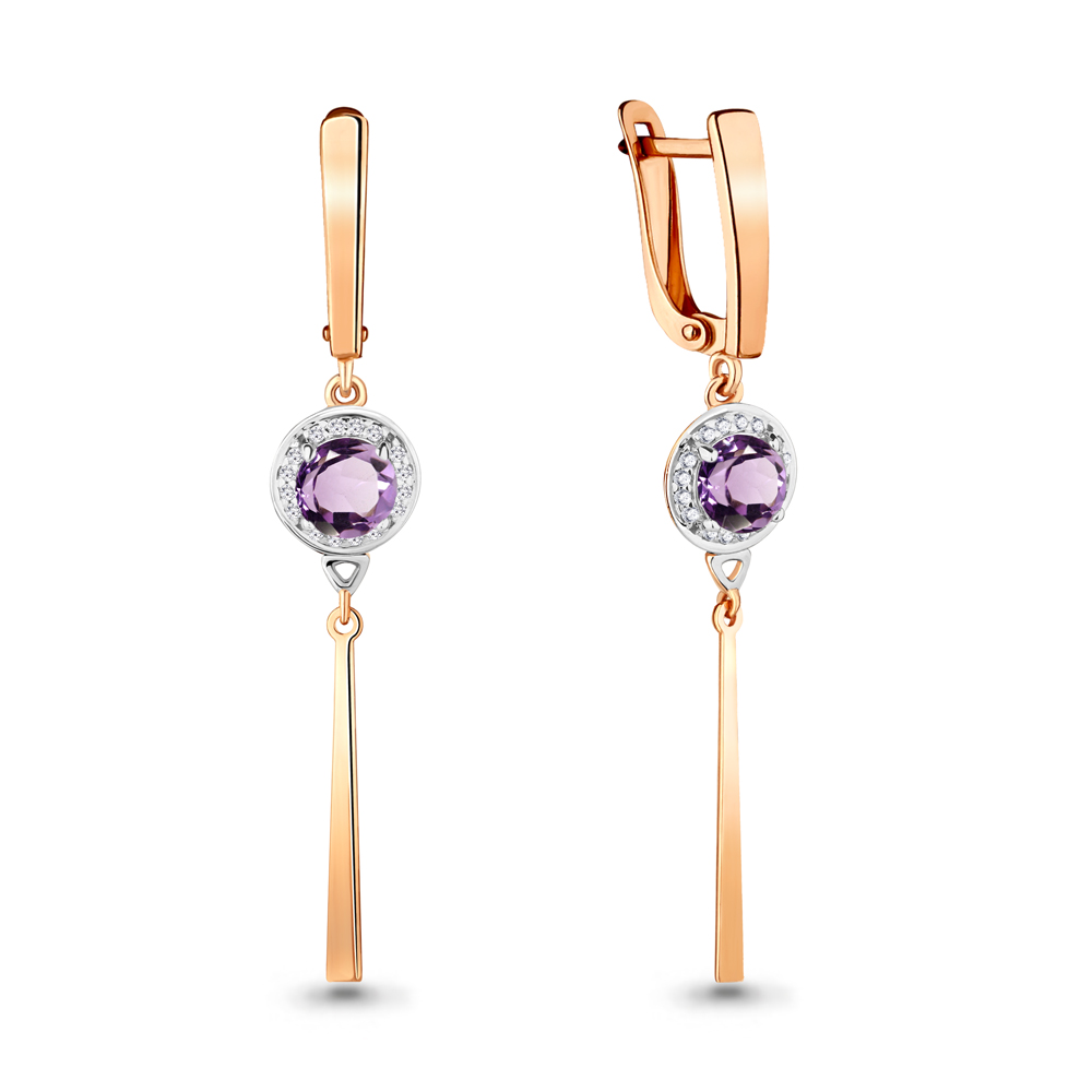Серьги из серебра с аметистом\фианитом Aquamarine Aquamarine 4709904А_925_з, 4709904А_925_з
Серьги из серебра с аметистом\фианитом Aquamarine Aquamarine 4709904А_925_з, 4709904А_925_з
