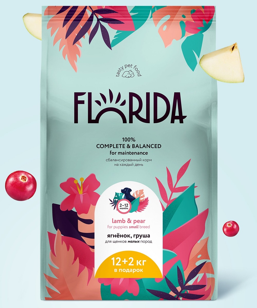 Сухой корм для щенков FLORIDA с ягненком и грушей, для малых пород, 14 кг, Сухой корм для щенков малых пород с ягненком и грушей (14 кг)
Сухой корм для щенков FLORIDA с ягненком и грушей, для малых пород, 14 кг, Сухой корм для щенков малых пород с ягненком и грушей (14 кг)