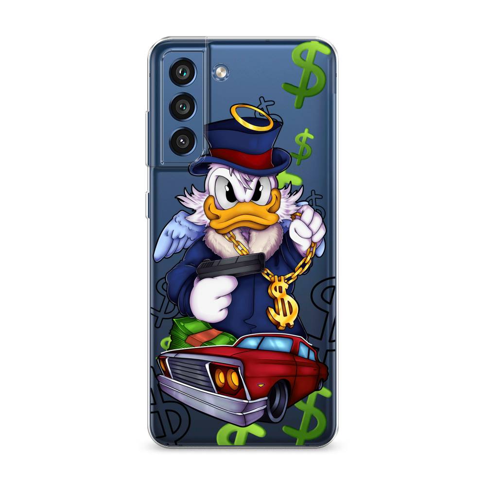 Чехол на Samsung Galaxy S21 FE 5G "Scrooge McDuck with a Gold Chain", Красный;синий;белый, 2103050-6
Чехол на Samsung Galaxy S21 FE 5G "Scrooge McDuck with a Gold Chain", Красный;синий;белый, 2103050-6