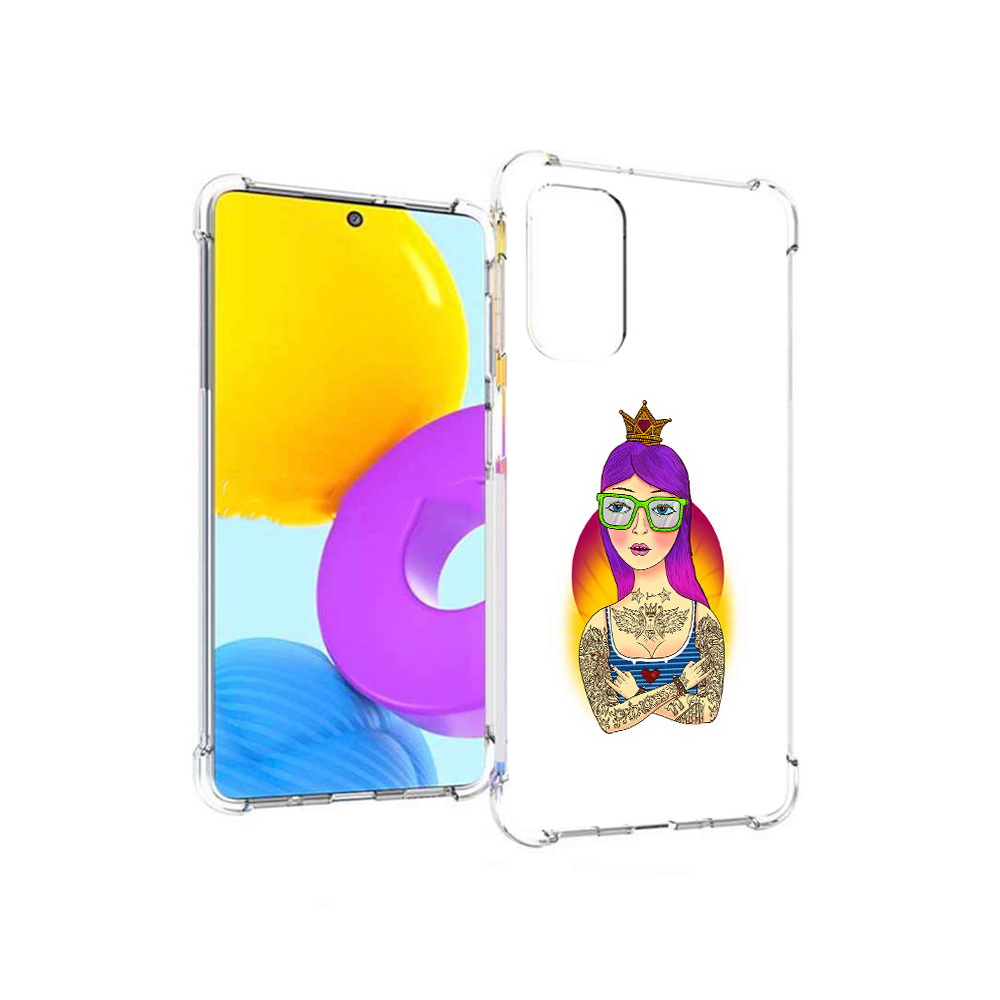 Чехол MyPads Tocco для Samsung Galaxy M52 5G девушка в татуировках с короной, Прозрачный, Tocco
Чехол MyPads Tocco для Samsung Galaxy M52 5G девушка в татуировках с короной, Прозрачный, Tocco