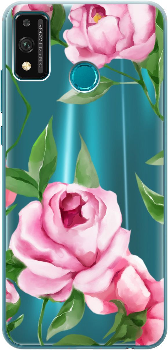 Силиконовый чехол на Honor 9X Lite с принтом "Amazing Peonies" прозрачный, Прозрачный;розовый, 5231
Силиконовый чехол на Honor 9X Lite с принтом "Amazing Peonies" прозрачный, Прозрачный;розовый, 5231