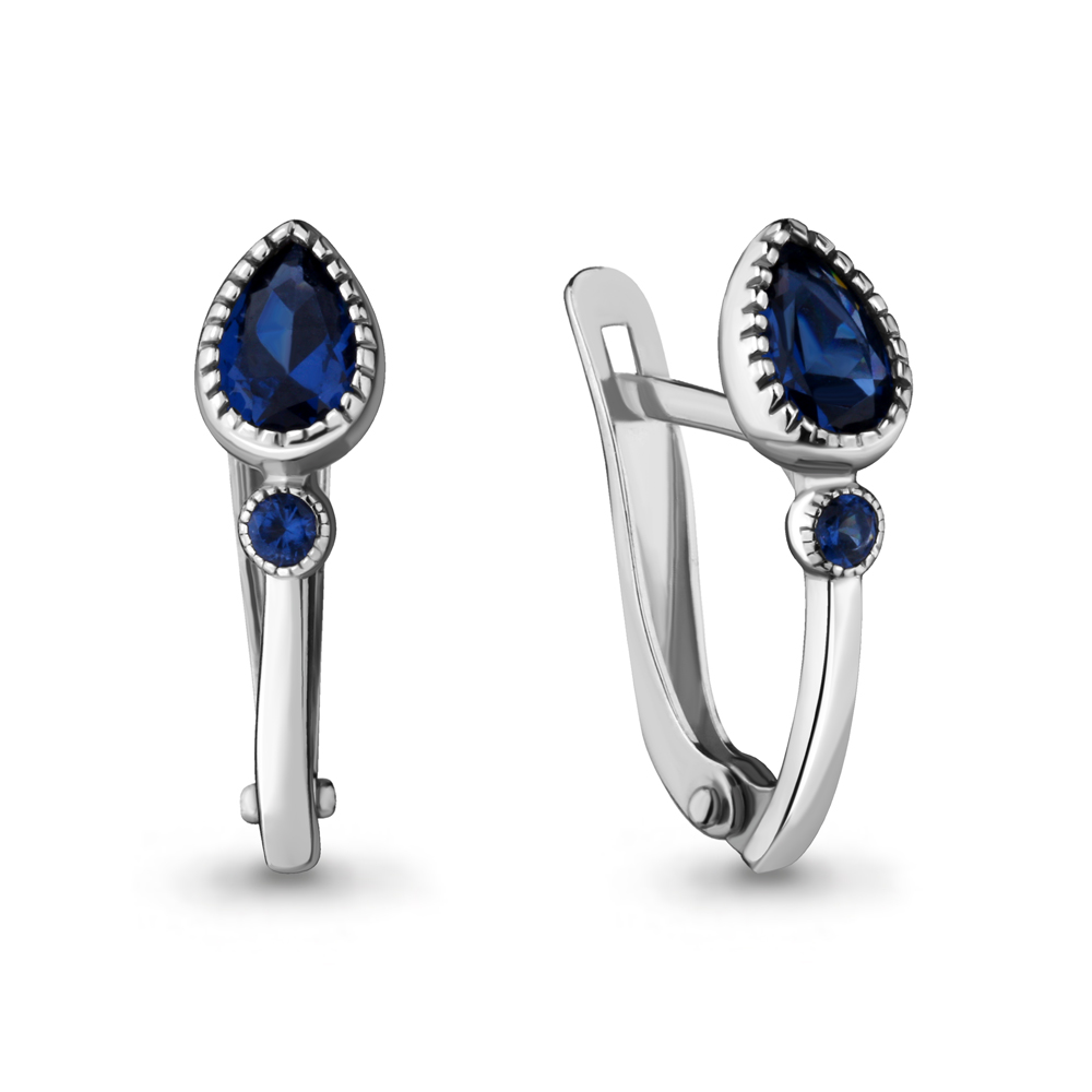Серьги из серебра с сапфиром искусственным Aquamarine Aquamarine 46256Б_925_р, 46256Б_925_р
Серьги из серебра с сапфиром искусственным Aquamarine Aquamarine 46256Б_925_р, 46256Б_925_р