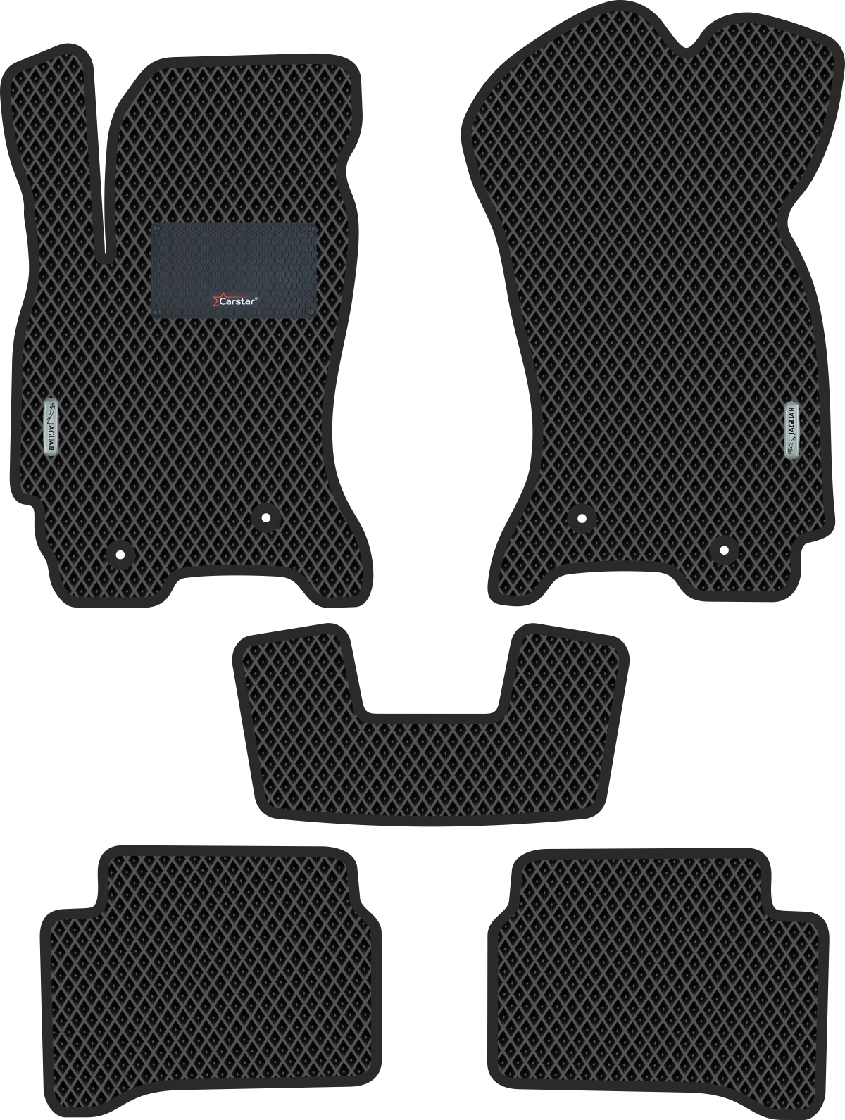 Комплект ковриков Kupi-Kovrik EVA для Jaguar X-Type 2001-2009, чёрный,подпятник,2 эмблемы
Комплект ковриков Kupi-Kovrik EVA для Jaguar X-Type 2001-2009, чёрный,подпятник,2 эмблемы