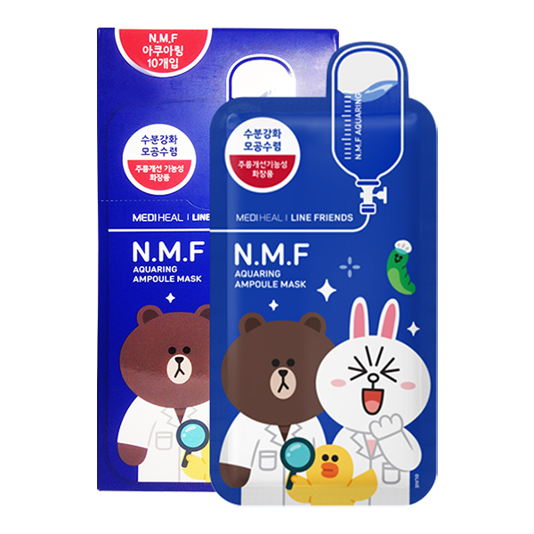 Тканевая маска для обезвоженной кожи Mediheal Line Friends N.M.F Aquaring Ampoule Mask 3шт, Тканевая маска для лица
Тканевая маска для обезвоженной кожи Mediheal Line Friends N.M.F Aquaring Ampoule Mask 3шт, Тканевая маска для лица
