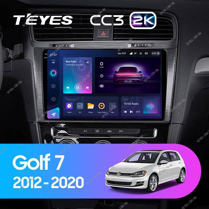 Автомобильная магнитола Teyes CC3 2K 360 6/128 Volkswagen Golf 7 MK7 (2014-2018) Тип-B, CC3 2K 360
Автомобильная магнитола Teyes CC3 2K 360 6/128 Volkswagen Golf 7 MK7 (2014-2018) Тип-B, CC3 2K 360