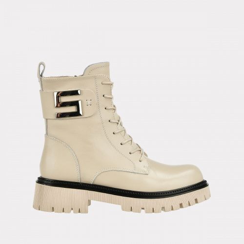фото Ботинки женские versiya shop zc-49 бежевые 35 ru