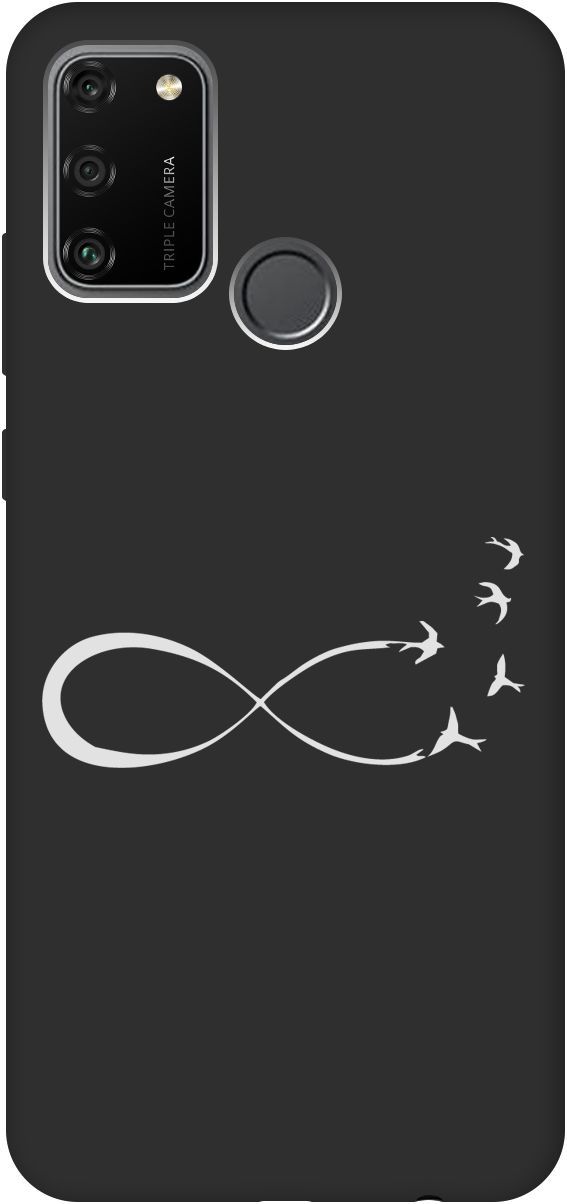 Матовый Soft Touch силиконовый чехол на Honor 9A с принтом "Infinity W" черный, Черный;серебристый, 8369
Матовый Soft Touch силиконовый чехол на Honor 9A с принтом "Infinity W" черный, Черный;серебристый, 8369