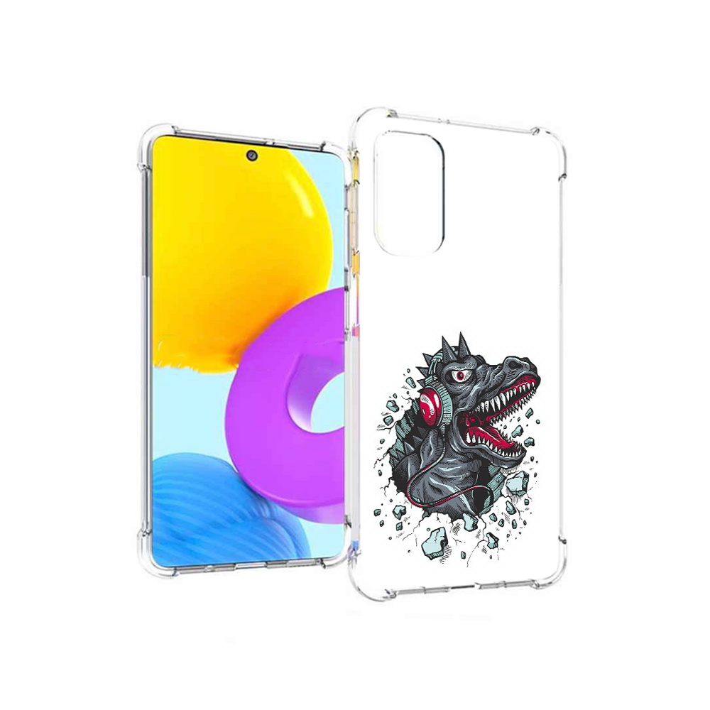 Чехол MyPads Tocco для Samsung Galaxy M52 5G Нарисованный динозавр в наушниках, Прозрачный, Tocco
Чехол MyPads Tocco для Samsung Galaxy M52 5G Нарисованный динозавр в наушниках, Прозрачный, Tocco