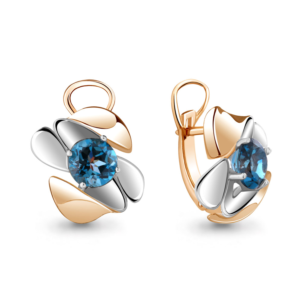 Серьги из красного золота с топазом Aquamarine Aquamarine 4490408_585_кз, 4490408_585_кз
Серьги из красного золота с топазом Aquamarine Aquamarine 4490408_585_кз, 4490408_585_кз