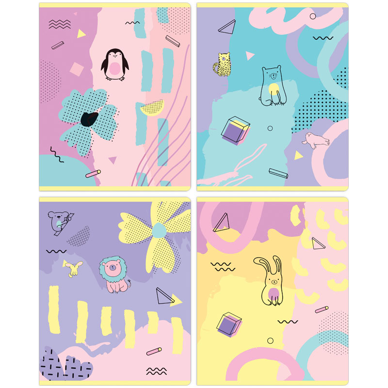 Тетрадь 48л., А5, клетка MESHU "Cute memphis", матовая ламинация (арт. 332813) - 10 шт.
Тетрадь 48л., А5, клетка MESHU "Cute memphis", матовая ламинация (арт. 332813) - 10 шт.