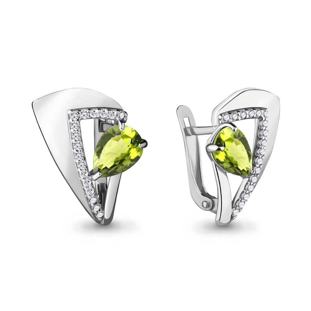 Серьги из серебра с хризолитом\фианитом Aquamarine Aquamarine 4460807А_925_р, 4460807А_925_р
Серьги из серебра с хризолитом\фианитом Aquamarine Aquamarine 4460807А_925_р, 4460807А_925_р