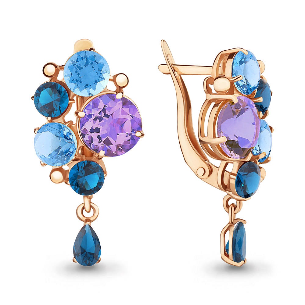 Серьги из красного золота с аметистом\топазом Aquamarine Aquamarine 4459842_585_кз, 4459842_585_кз
Серьги из красного золота с аметистом\топазом Aquamarine Aquamarine 4459842_585_кз, 4459842_585_кз