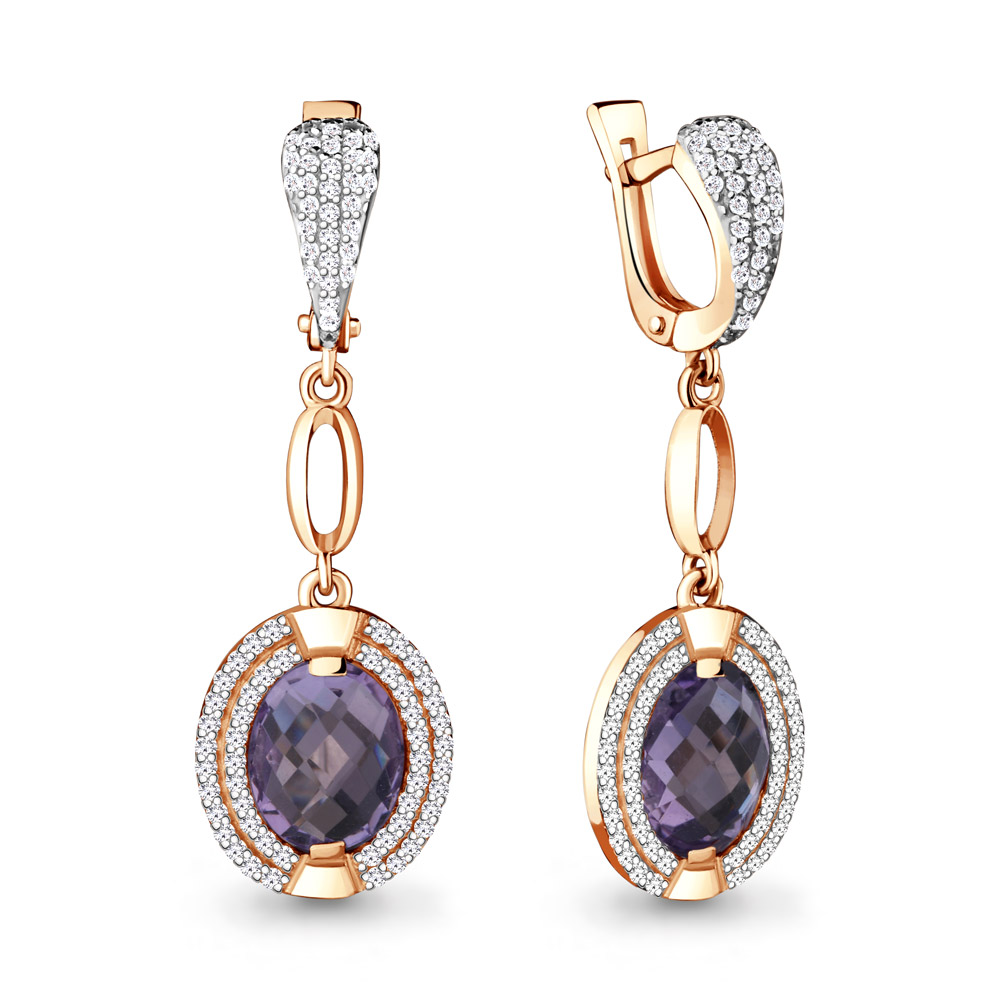 Серьги из серебра с аметистом\фианитом Aquamarine Aquamarine 4442904А_925_з, 4442904А_925_з
Серьги из серебра с аметистом\фианитом Aquamarine Aquamarine 4442904А_925_з, 4442904А_925_з