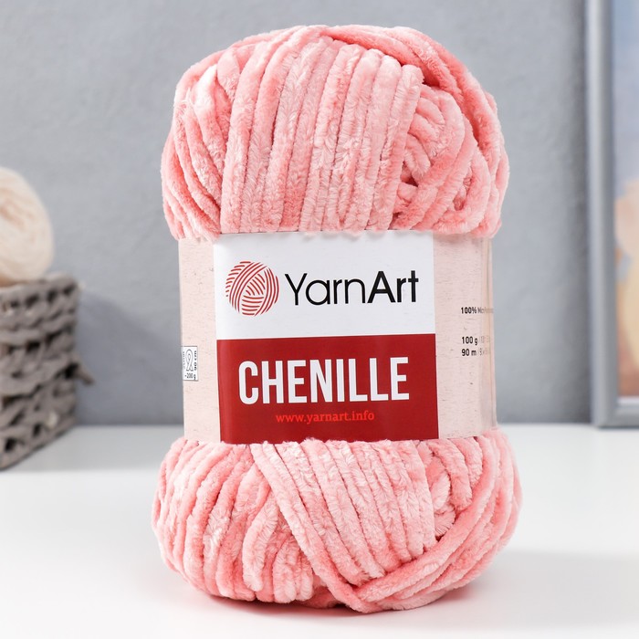 Пряжа "Chenille" 100% микрополиэстер 90м/100гр (564 розовый), Пряжа для вязания "Chenille"
Пряжа "Chenille" 100% микрополиэстер 90м/100гр (564 розовый), Пряжа для вязания "Chenille"