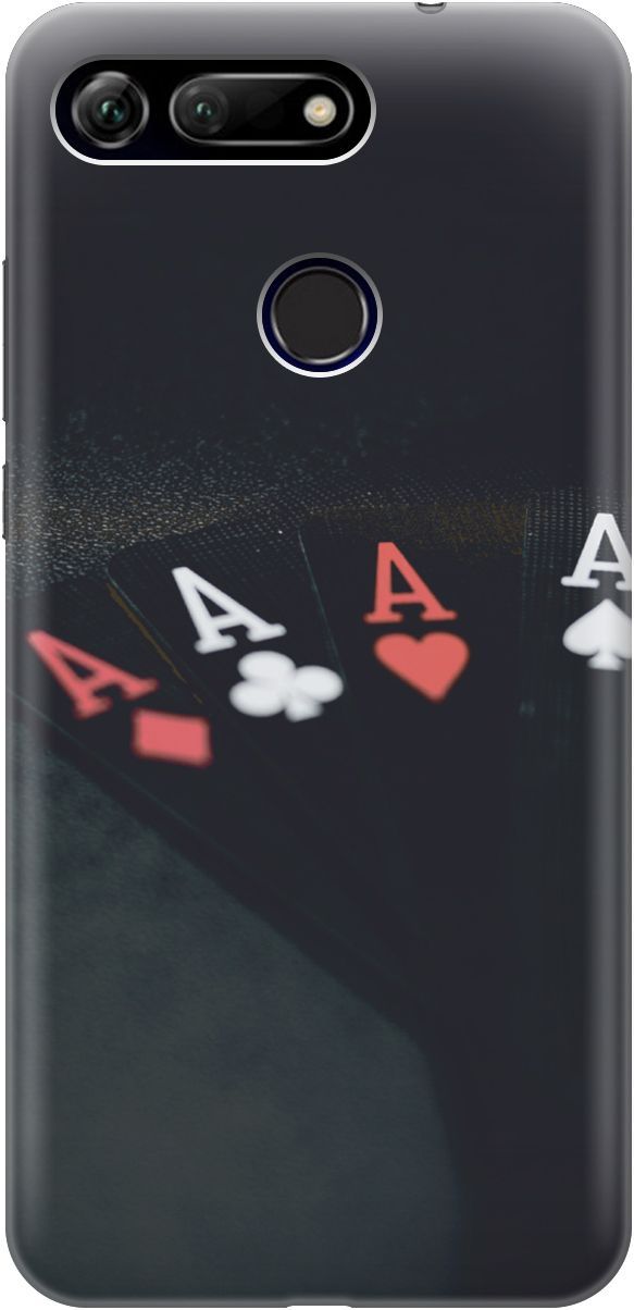 Силиконовый чехол на Honor View 20 (V20) с эффектом блеска "Флеш-рояль", Черный;белый, 3402
Силиконовый чехол на Honor View 20 (V20) с эффектом блеска "Флеш-рояль", Черный;белый, 3402