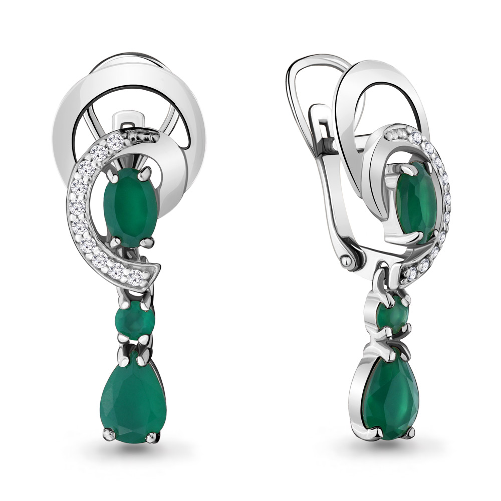 Серьги из серебра с агатом\фианитом Aquamarine Aquamarine 4431509А_925_р, 4431509А_925_р
Серьги из серебра с агатом\фианитом Aquamarine Aquamarine 4431509А_925_р, 4431509А_925_р