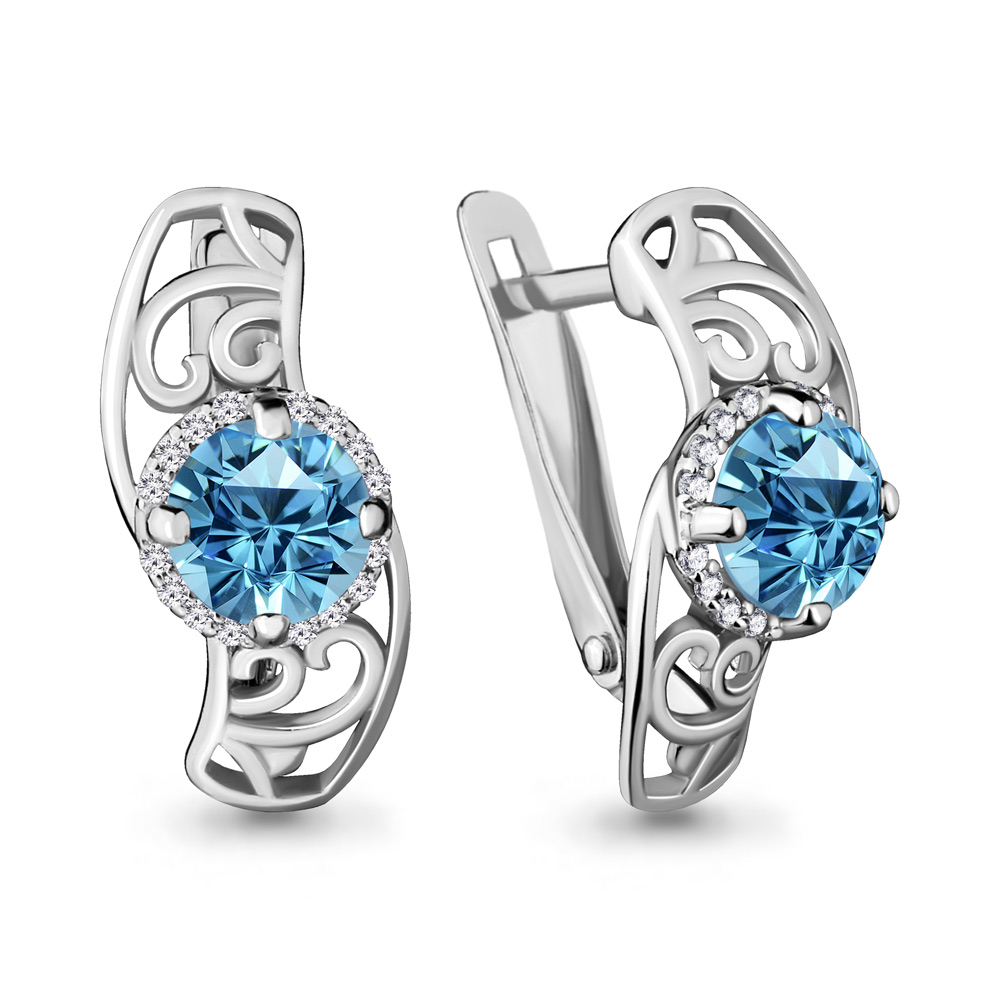 Серьги из серебра с топазом\фианитом Aquamarine Aquamarine 4429205А_925_р, 4429205А_925_р
Серьги из серебра с топазом\фианитом Aquamarine Aquamarine 4429205А_925_р, 4429205А_925_р