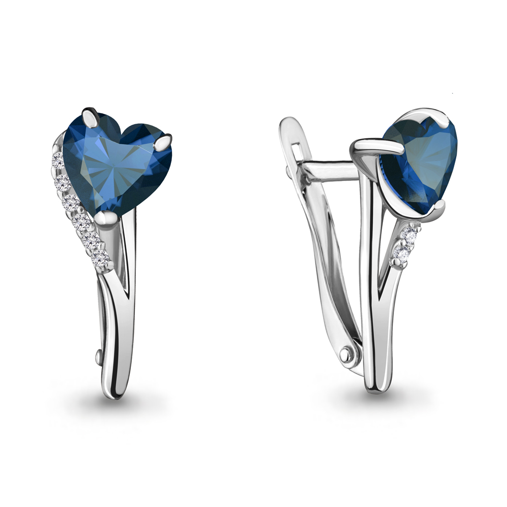 Серьги из серебра с топазом\фианитом Aquamarine Aquamarine 4412408А_925_р, 4412408А_925_р
Серьги из серебра с топазом\фианитом Aquamarine Aquamarine 4412408А_925_р, 4412408А_925_р