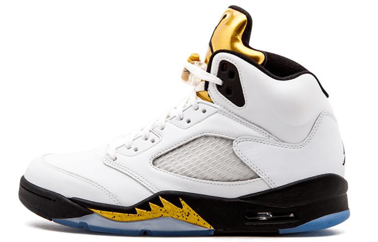 Кеды унисекс Jordan Air Jordan 5 Retro Olympic (2016) белые 40.5 EU, Белый, Air Jordan 5 Retro Olympic (2016)
Кеды унисекс Jordan Air Jordan 5 Retro Olympic (2016) белые 40.5 EU, Белый, Air Jordan 5 Retro Olympic (2016)