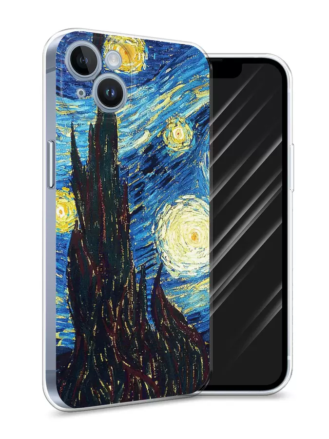 Силиконовый чехол Awog "Ван Гог Звездная ночь" для Apple iPhone 14, Разноцветный, 15150-9
Силиконовый чехол Awog "Ван Гог Звездная ночь" для Apple iPhone 14, Разноцветный, 15150-9