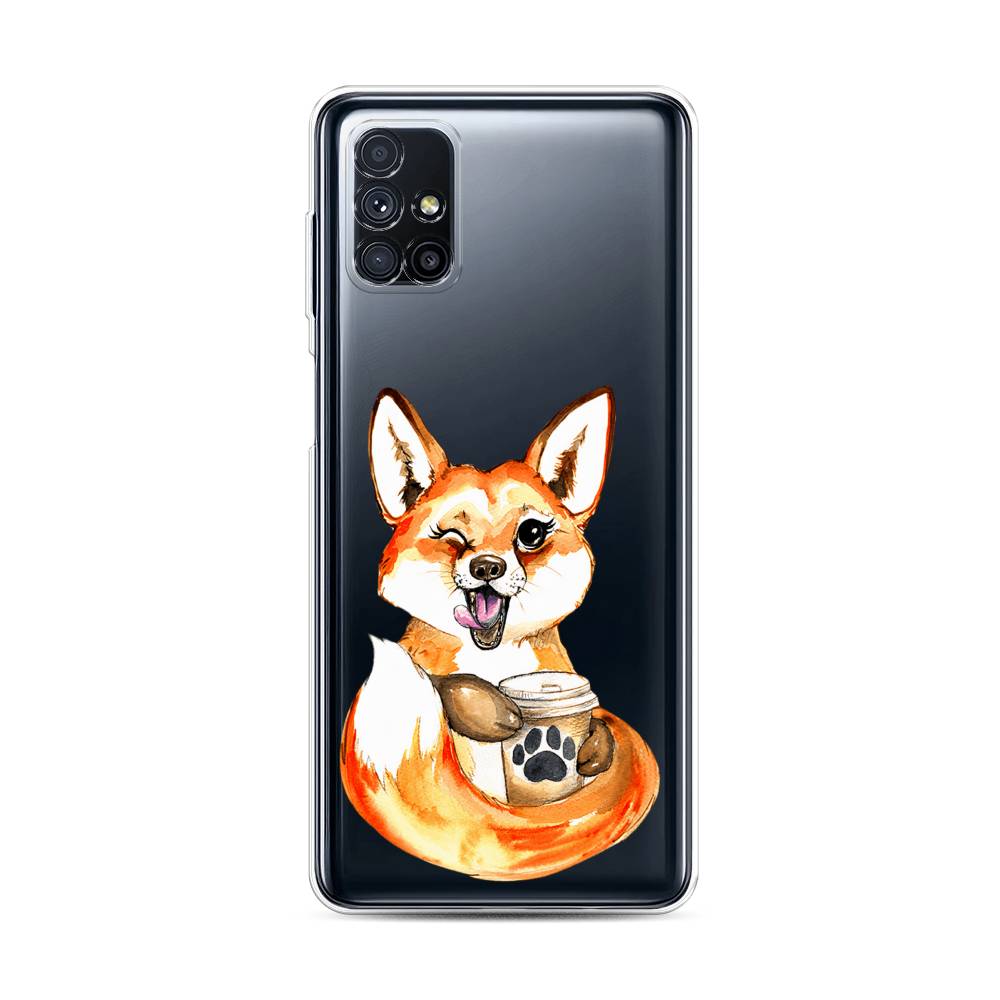 Чехол на Samsung Galaxy M31s "Подмигивающая лиса с кофе", Оранжевый;белый;коричневый, 2101450-4
Чехол на Samsung Galaxy M31s "Подмигивающая лиса с кофе", Оранжевый;белый;коричневый, 2101450-4