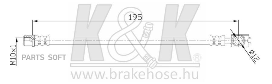 Шланг тормозной задн VOLKSWAGEN: PASSAT 1.6/1.8 20V/1.8 T 20V, 2.3 VR5, 1.9 TDI 96- K&K FT, FT0342
Шланг тормозной задн VOLKSWAGEN: PASSAT 1.6/1.8 20V/1.8 T 20V, 2.3 VR5, 1.9 TDI 96- K&K FT, FT0342