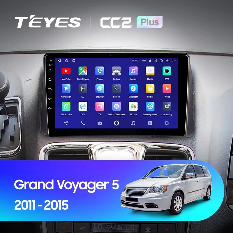 Автомобильная магнитола Teyes CC2 Plus 4/64 Chrysler Grand Voyager 5 (2011-2015), CC2 Plus
Автомобильная магнитола Teyes CC2 Plus 4/64 Chrysler Grand Voyager 5 (2011-2015), CC2 Plus