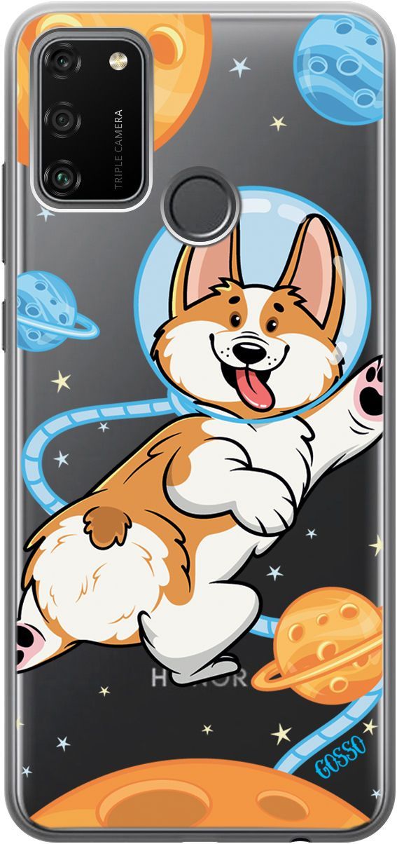 Силиконовый чехол на Honor 9A с 3D принтом "CosmoCorgi" прозрачный, Прозрачный;коричневый, 1679
Силиконовый чехол на Honor 9A с 3D принтом "CosmoCorgi" прозрачный, Прозрачный;коричневый, 1679