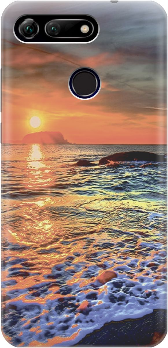 Силиконовый чехол на Honor View 20 (V20) с принтом "Закат на море", Белый;оранжевый, 2213
Силиконовый чехол на Honor View 20 (V20) с принтом "Закат на море", Белый;оранжевый, 2213