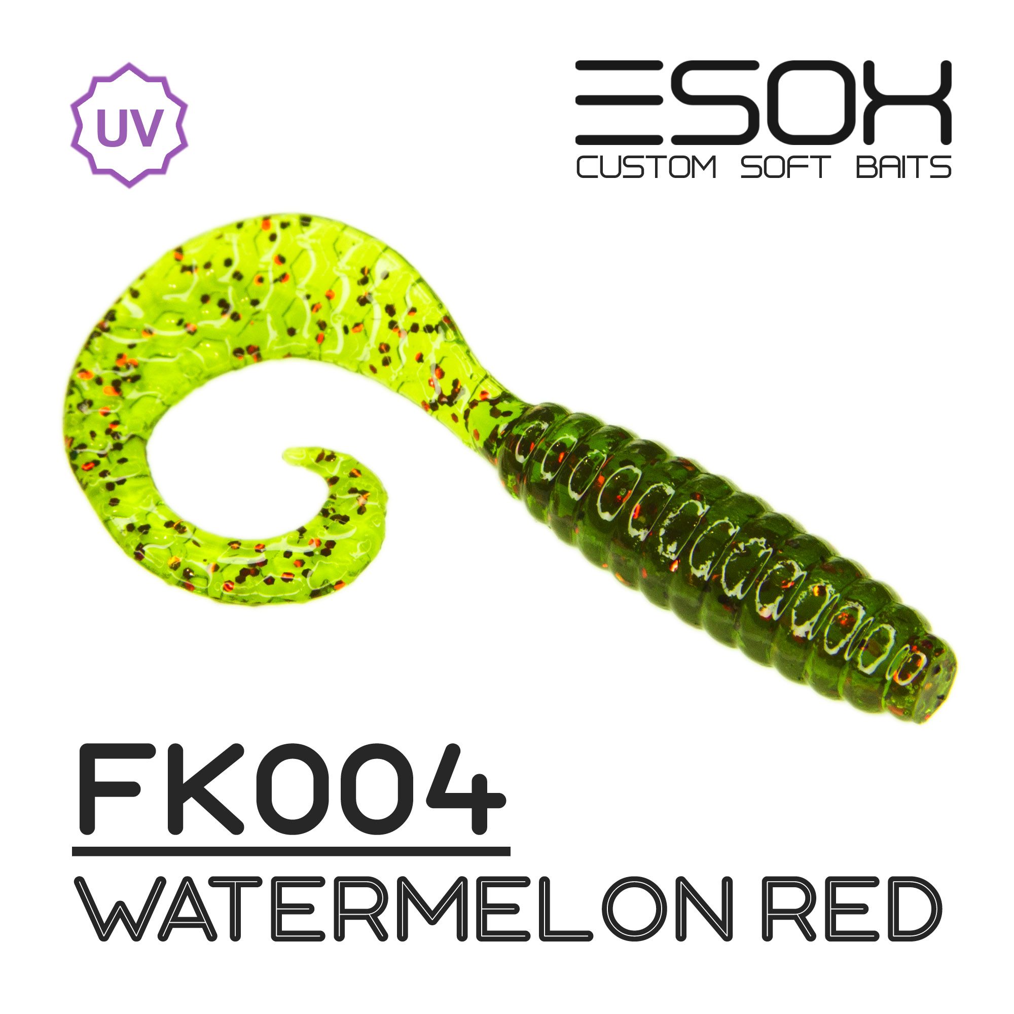 Силиконовая приманка Esox Twirly Grub 51 мм цвет FK004 Watermelon Red 8 шт, Twirly Grub
Силиконовая приманка Esox Twirly Grub 51 мм цвет FK004 Watermelon Red 8 шт, Twirly Grub