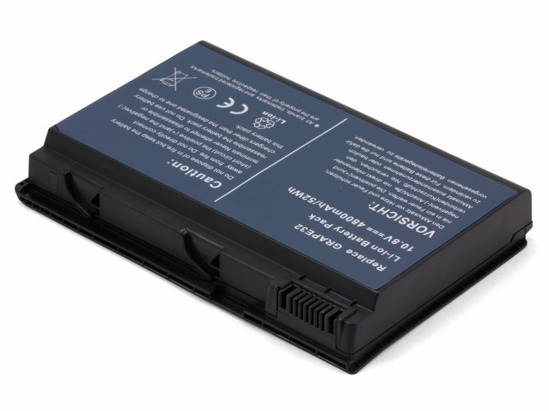 Аккумуляторная батарея TM00741, TM00751, GRAPE32 для ноутбуков Acer Extensa 5200, 5600, 72
Аккумуляторная батарея TM00741, TM00751, GRAPE32 для ноутбуков Acer Extensa 5200, 5600, 72