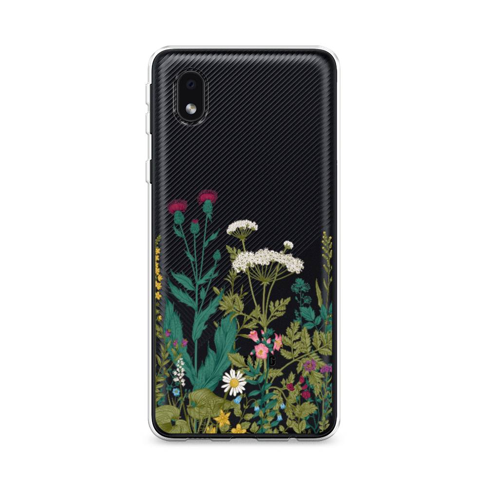 Чехол на Samsung Galaxy A01 Core "Дикие полевые цветы", Зеленый;розовый;белый, 2101250-2
Чехол на Samsung Galaxy A01 Core "Дикие полевые цветы", Зеленый;розовый;белый, 2101250-2
