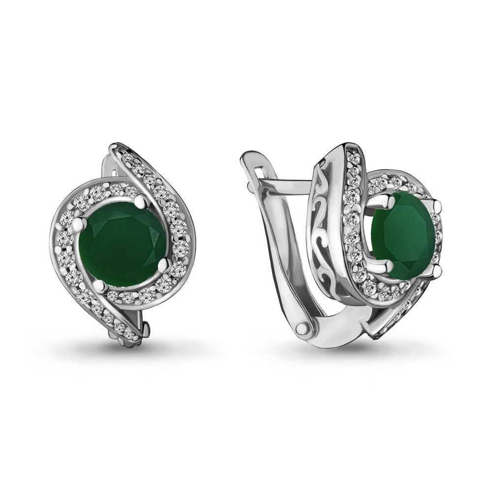 Серьги из серебра с агатом\фианитом Aquamarine Aquamarine 4297709А_925_р, 4297709А_925_р
Серьги из серебра с агатом\фианитом Aquamarine Aquamarine 4297709А_925_р, 4297709А_925_р