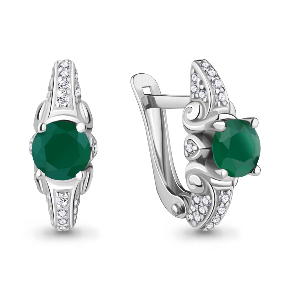 Серьги из серебра с агатом\фианитом Aquamarine Aquamarine 4296809А_925_р, 4296809А_925_р
Серьги из серебра с агатом\фианитом Aquamarine Aquamarine 4296809А_925_р, 4296809А_925_р