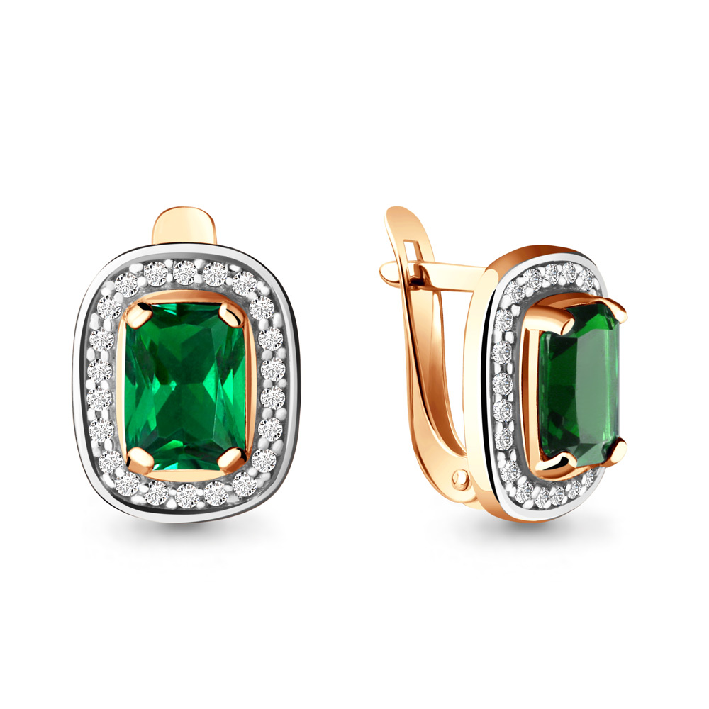 Серьги из красного золота с фианитом Aquamarine Aquamarine 42902Г_585_кз, 42902Г_585_кз
Серьги из красного золота с фианитом Aquamarine Aquamarine 42902Г_585_кз, 42902Г_585_кз
